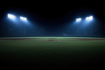 Canvas Print - Baseball Field Background