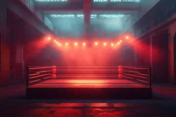 Poster - Boxing Ring Background