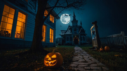 Wall Mural - Halloween background