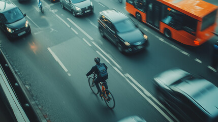 Wall Mural - cyclist