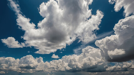 Wall Mural - blue sky with clouds