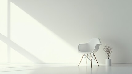 Poster - A minimalist white background with a soft texture, perfect for a clean and understated look.