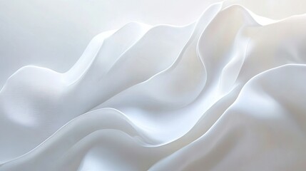 Poster - A smooth, flowing white background with a soft gradient and light texture, ideal for minimalist designs.