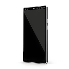 Poster - Modern Minimalist Smartphone on White Background