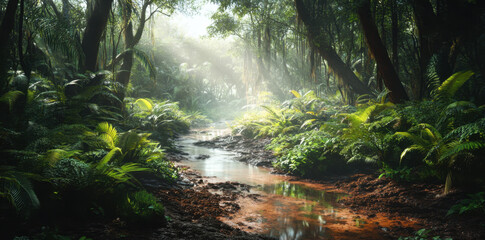 Poster - Jungle Stream.