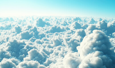 Canvas Print - Above the Clouds.