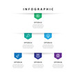 © Fit - Diagram infographic template vector with 6 step process can be used for workflow, business information, presentation and web graphic design