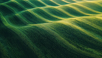 Wall Mural - Green Rolling Hills.