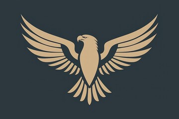 Golden Eagle Vector Illustration