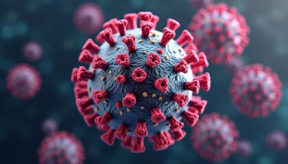 Poster - Viral Infection  A Closeup Look at the Coronavirus