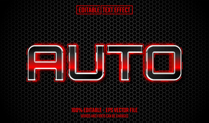 Poster - auto editable text effect