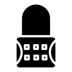 Poster - Access Lock Padlock Glyph Icon