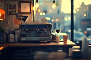 Poster - table setting in restaurant