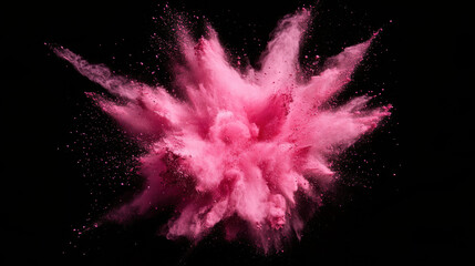 Poster - Pink Powder Explosion.