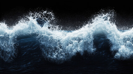 Canvas Print - Ocean Waves Splash.