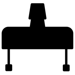 Poster - Table Desk Furniture Glyph Icon