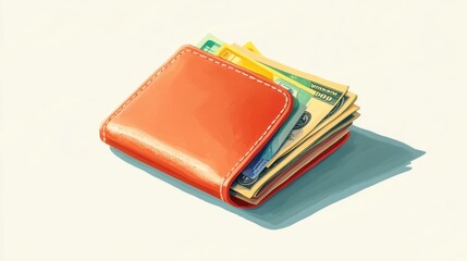 wallet full of money