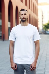 Canvas Print - Portrait t-shirt apparel sleeve.