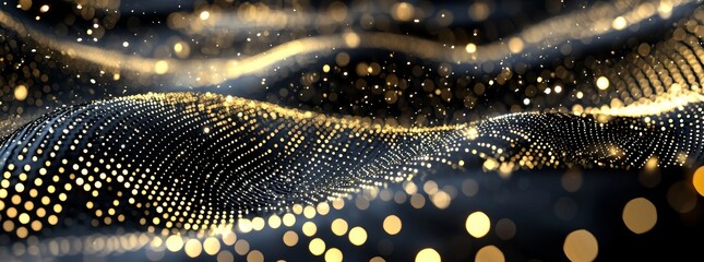 Fototapete - The digital background makes it perfect for technological operations, neural networks, AI, data transmission and encryption, digital archives, audio and visual representations, and scientific