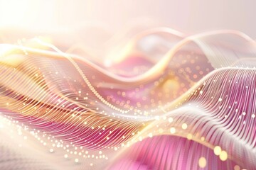 Cosmetic Rush: Vertical Pink & Gold Glowing Abstract abstract background with gold pink color glowing moving high speed line and wave and bokeh lights vertical to vertical