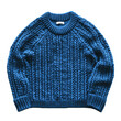 © ceren - Stylish Blue Knitted Sweater isolated on transparent or white background