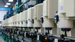© NfL - Rows of injection molding machines producing parts