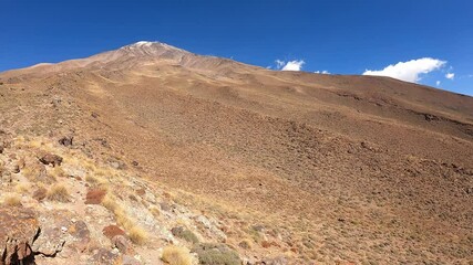 Poster - View of the Volcano Damavand in Elbrus mountain range, Iran.