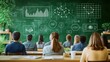 © amorn_m - Diverse Students Learning from Chalkboard with Data and Graphs