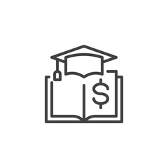 Sticker - Financial Literacy line icon