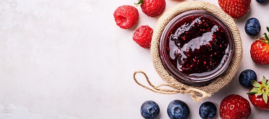 Wall Mural - Homemade Berry Jam