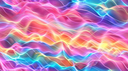 Poster - Abstract mesh pattern with gradient lighting effects