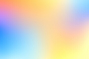 Canvas Print - blurr soft yellow blue peach backgrounds abstract rainbow.