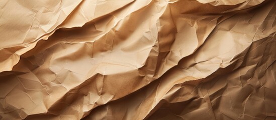 Canvas Print - brown paper backdrop vibrant paper texture. Copy space image. Place for adding text and design