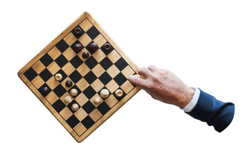 Poster - Png chess business strategy sticker isolated image, transparent background