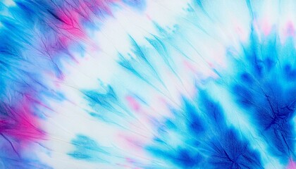 Pastel .Painting Watercolor Art. Artistic Paint Blue Messy Dyed Background. Bright Artistic Paint Dirty Tie Dye Banner. Blue Pastel Fashion Watercolour Print.