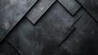 © Patrick - Dark geometric metal background with overlapping panels, industrial abstract texture concept, modern architectural detail in grayscale