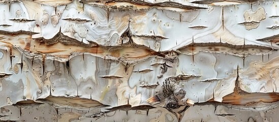 Poster - birch bark surface pattern. copy space image. place for adding text and design