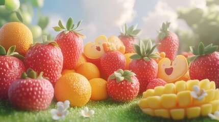 Wall Mural - Fruit Paradise.