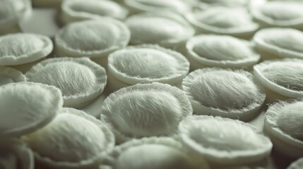 Poster - close up of cookies on black background