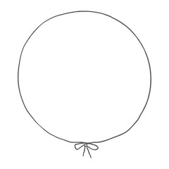 Wall Mural - round doodle sticker design element