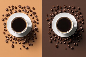 Wall Mural - Coffee and Coffee Beans