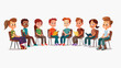 © Mitchel - Focused Schoolchildren Listening to Teacher in Classroom Setting