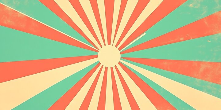 sunburst teal and samlon retro backgrounds