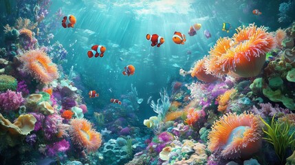 Poster - Vibrant Underwater Paradise