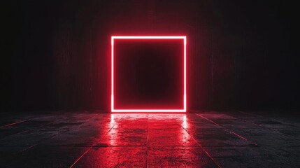 Aufkleber - HUD for E-sports and technology businesses with abstract red display technology.