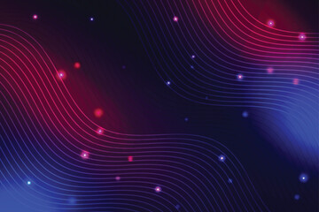 Fototapete - Gradient color line background banner design template. Line art vector background design. Premium abstract gradient color background template. Black color. Wave line design