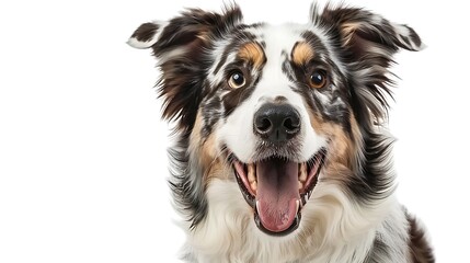 Poster - A happy dog with a joyful expression, showcasing its playful nature.