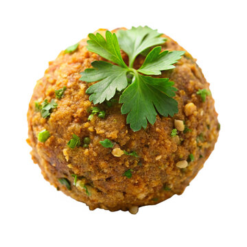 Delicious Falafel on Transparent Background