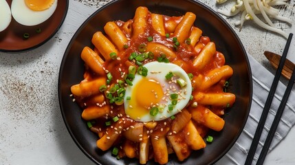 Korean food Cheese Tteokbokki