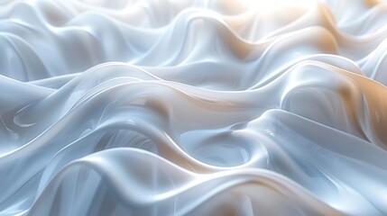 Abstract white background featuring smooth, flowing patterns